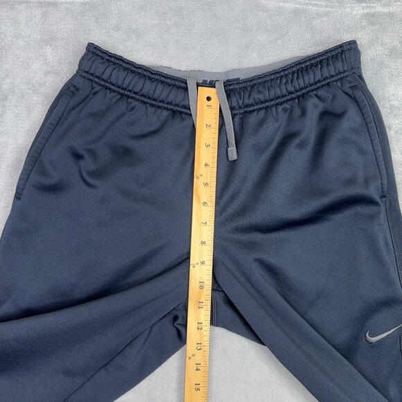 Nike Therma Fit Knockout Jogger Pants Mens M Navy Blue Fleece Workout 379431-477 - Picture 9 of 15